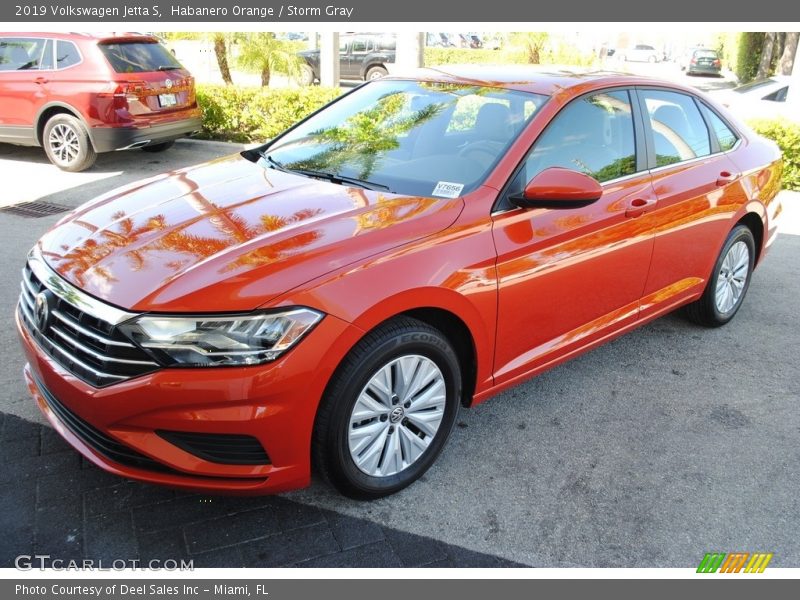 Habanero Orange / Storm Gray 2019 Volkswagen Jetta S