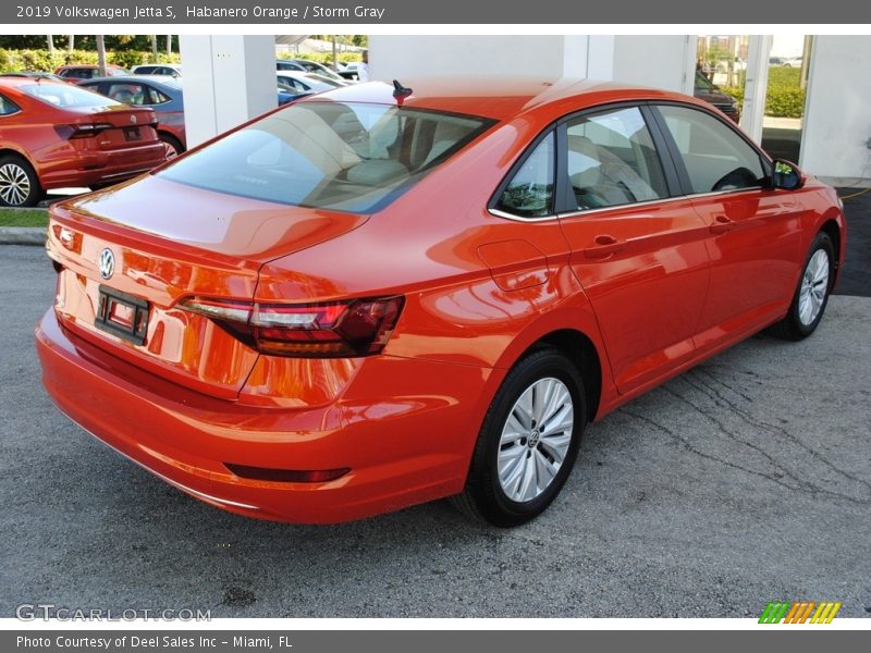 Habanero Orange / Storm Gray 2019 Volkswagen Jetta S