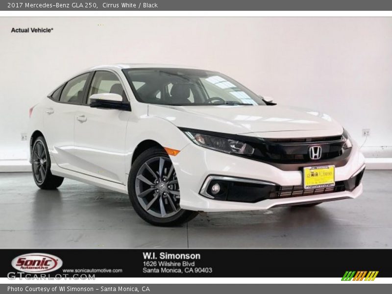 Cirrus White / Black 2017 Mercedes-Benz GLA 250