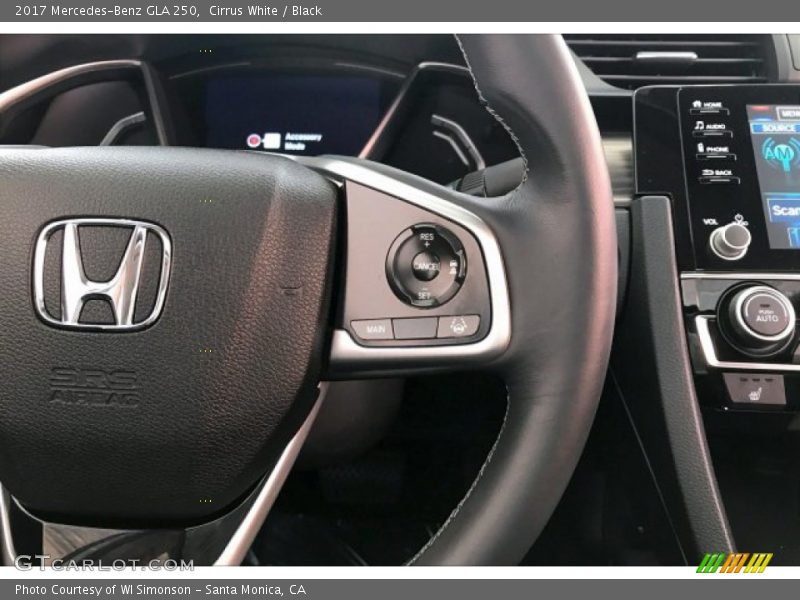 Cirrus White / Black 2017 Mercedes-Benz GLA 250