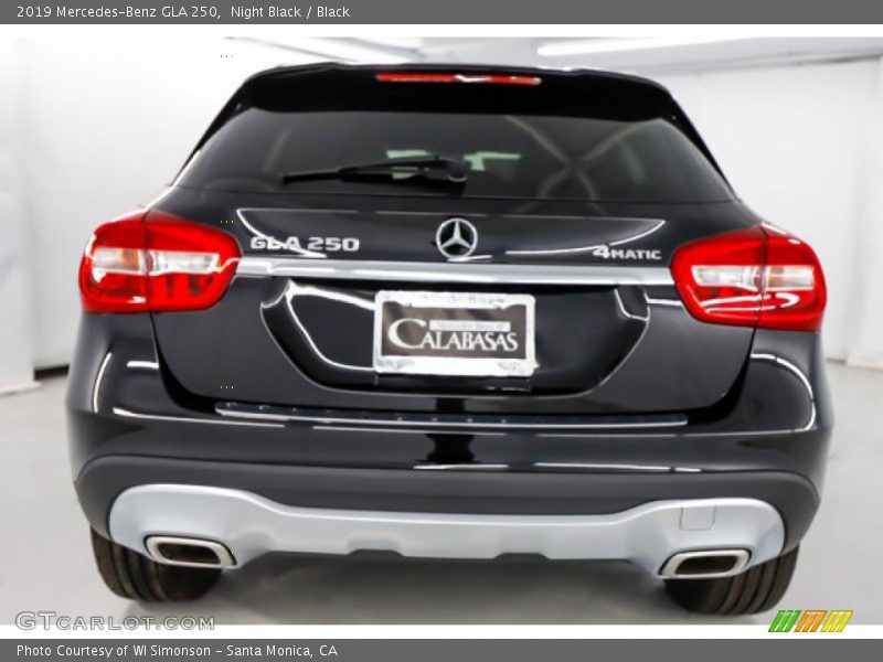 Night Black / Black 2019 Mercedes-Benz GLA 250
