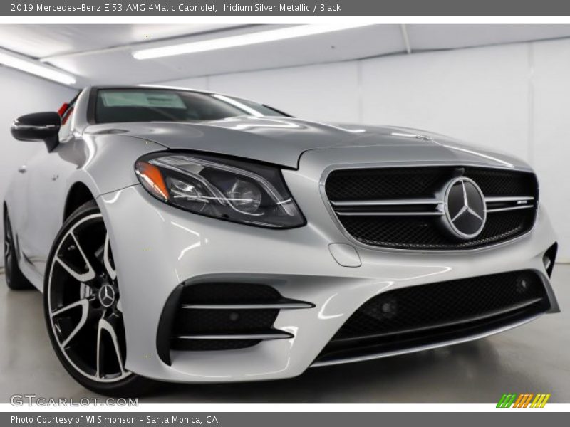 Iridium Silver Metallic / Black 2019 Mercedes-Benz E 53 AMG 4Matic Cabriolet