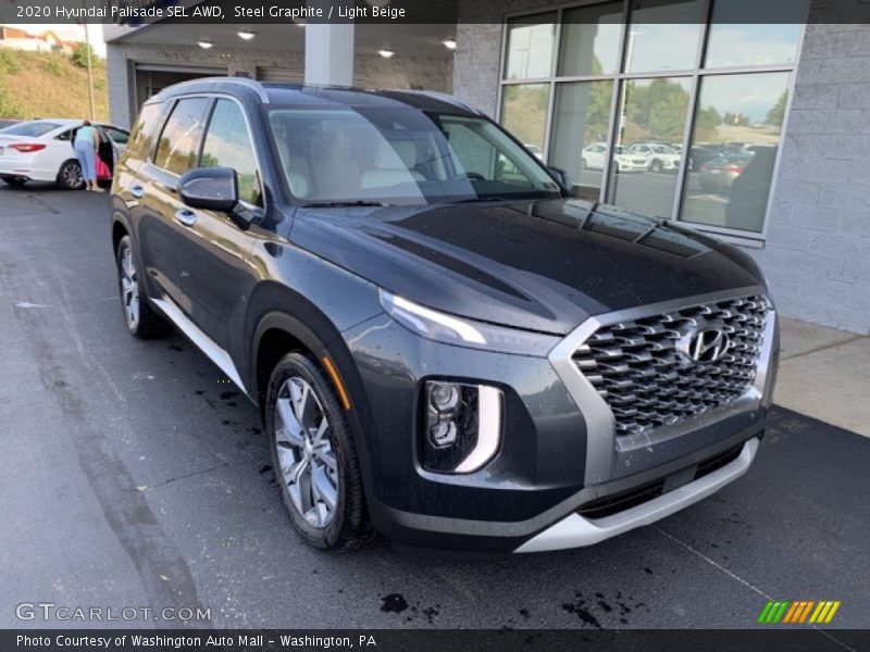 Front 3/4 View of 2020 Palisade SEL AWD