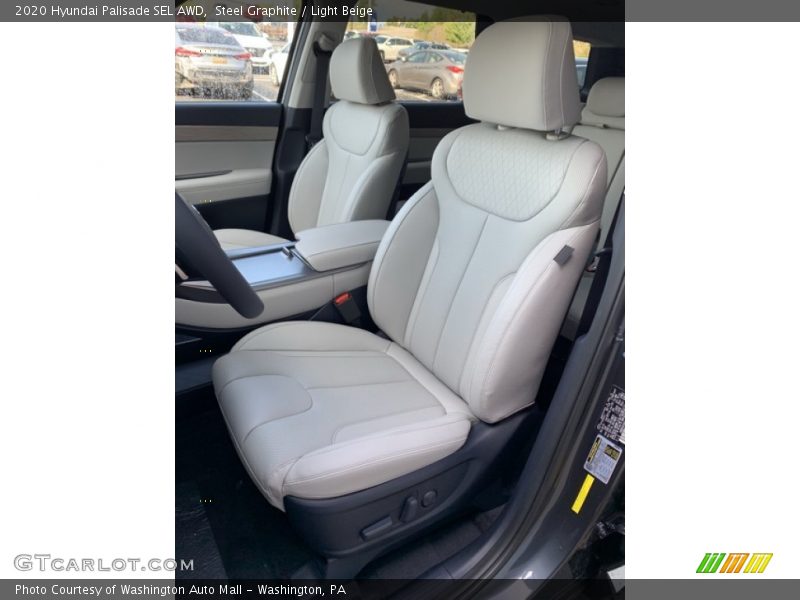 Front Seat of 2020 Palisade SEL AWD