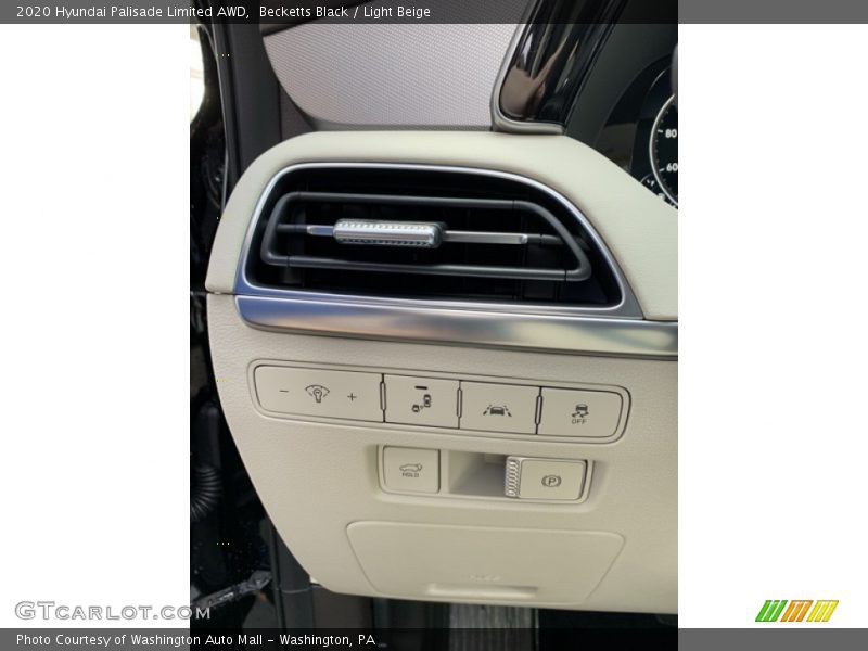 Controls of 2020 Palisade Limited AWD
