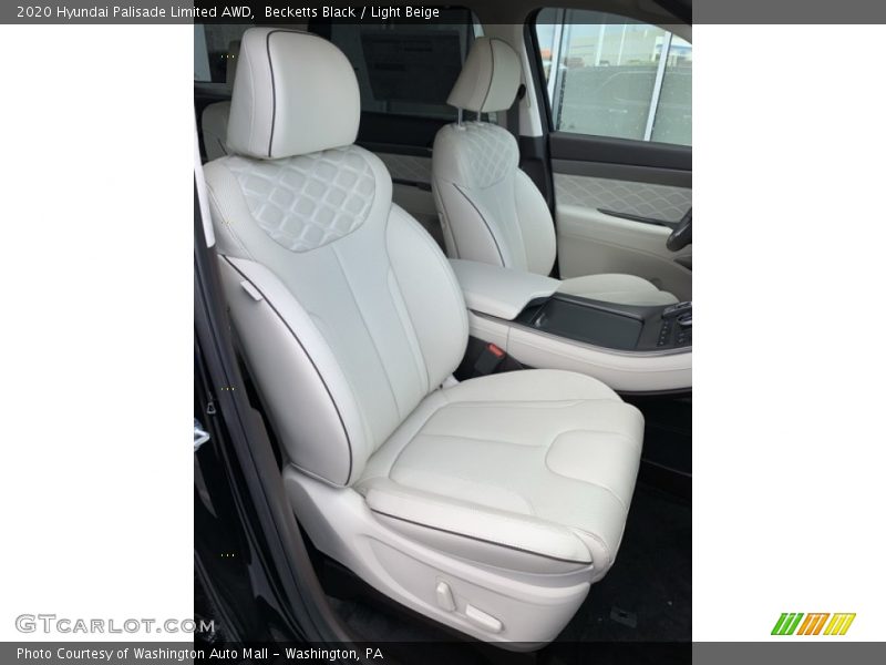 Front Seat of 2020 Palisade Limited AWD