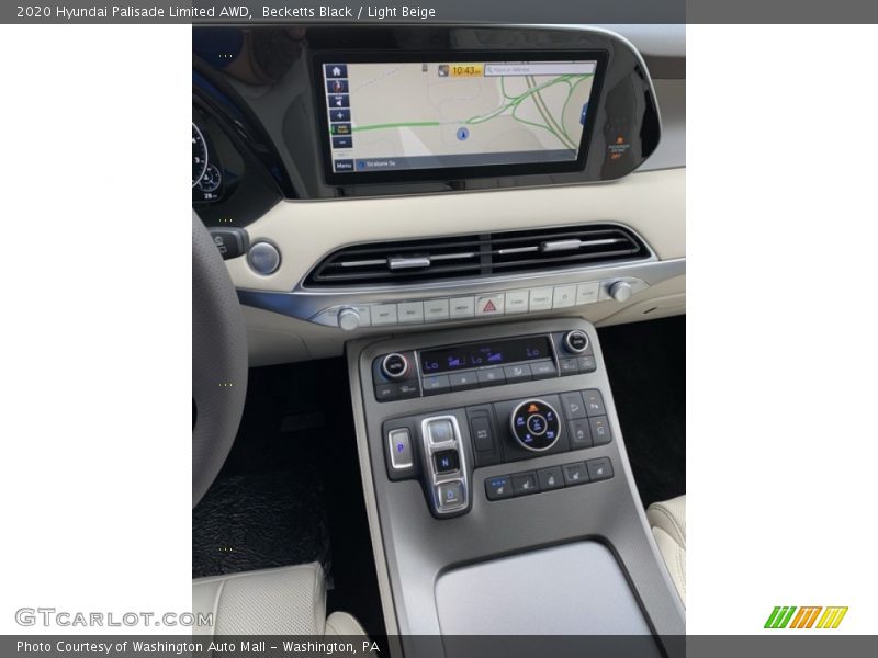 Controls of 2020 Palisade Limited AWD