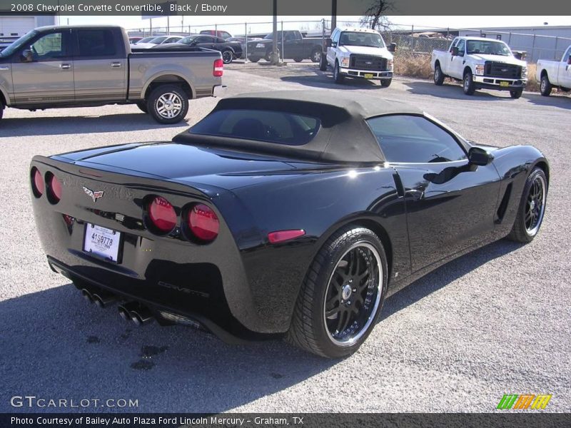 Black / Ebony 2008 Chevrolet Corvette Convertible