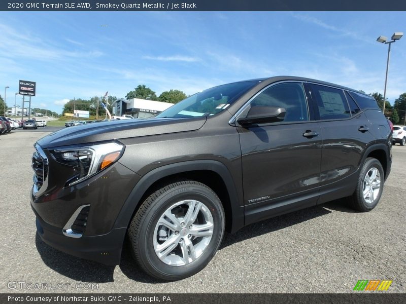 Smokey Quartz Metallic / Jet Black 2020 GMC Terrain SLE AWD