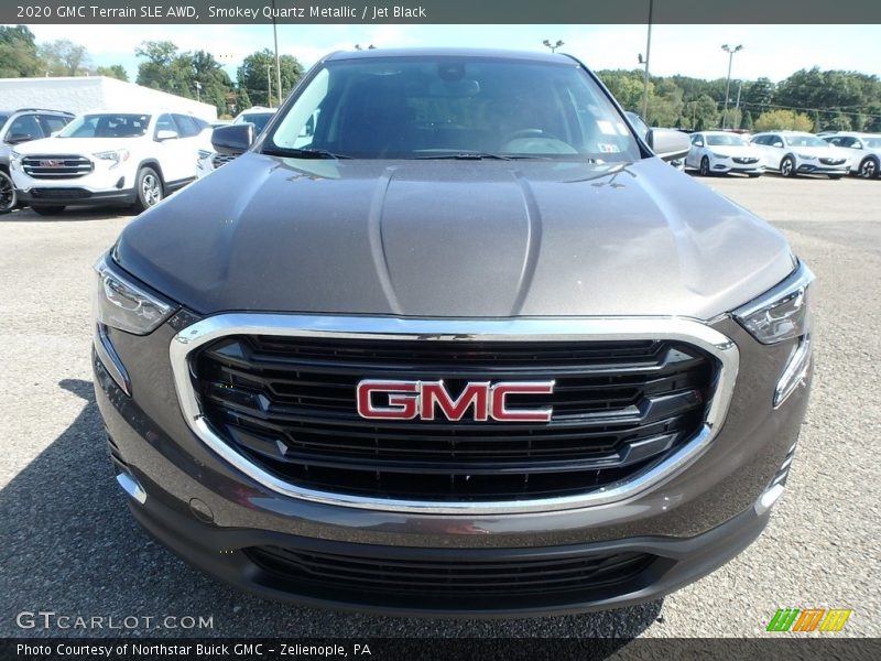Smokey Quartz Metallic / Jet Black 2020 GMC Terrain SLE AWD