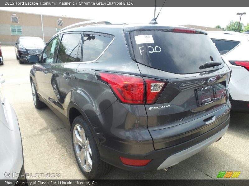 Magnetic / Chromite Gray/Charcoal Black 2019 Ford Escape Titanium