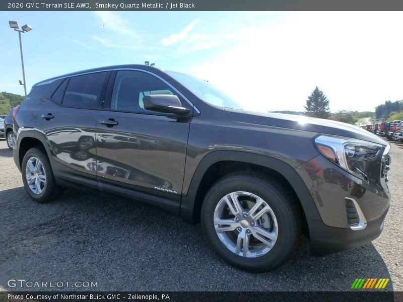 Smokey Quartz Metallic / Jet Black 2020 GMC Terrain SLE AWD