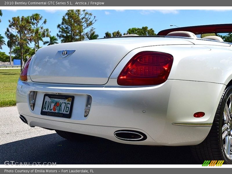 Arctica / Fireglow 2010 Bentley Continental GTC Series 51