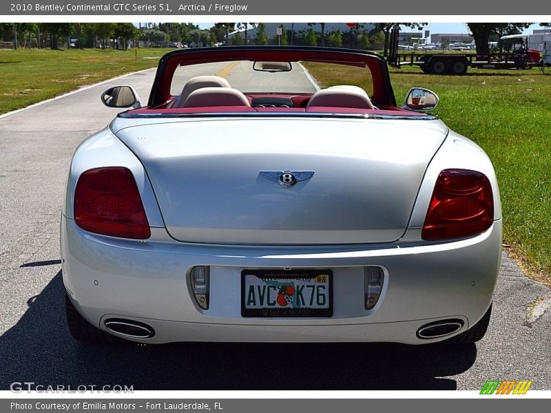 Arctica / Fireglow 2010 Bentley Continental GTC Series 51