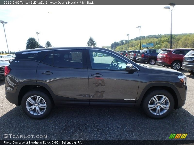 Smokey Quartz Metallic / Jet Black 2020 GMC Terrain SLE AWD