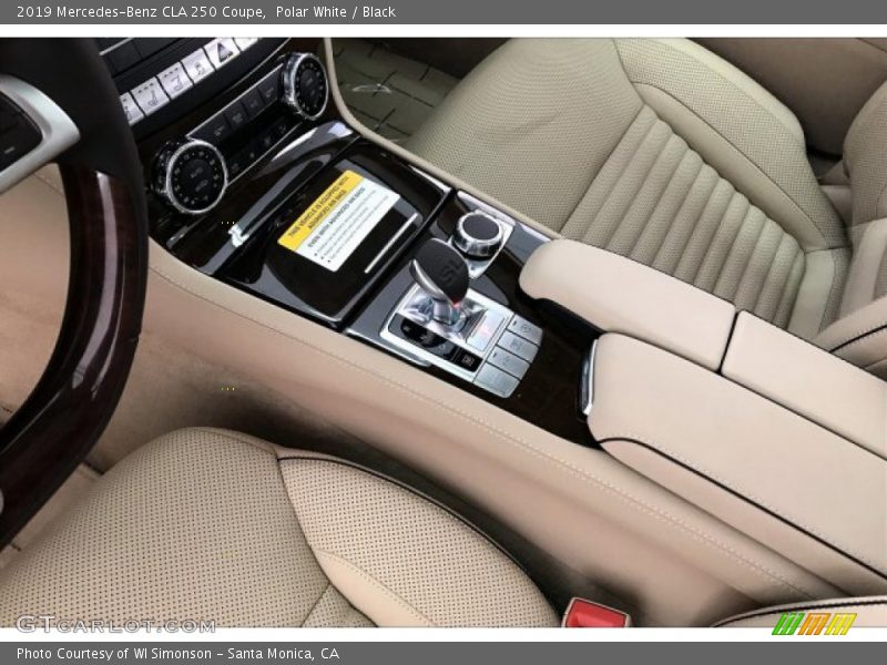 Polar White / Black 2019 Mercedes-Benz CLA 250 Coupe
