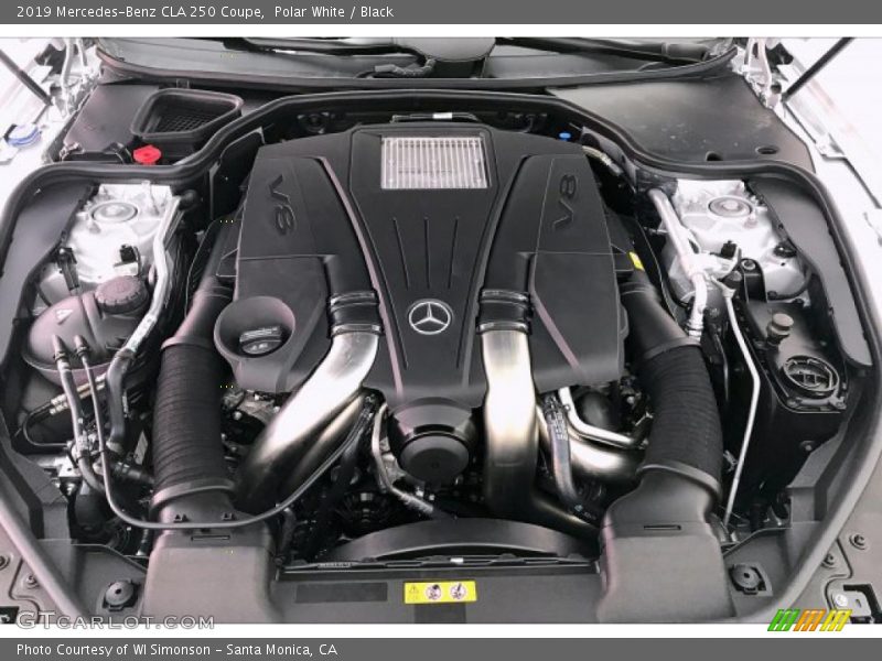 Polar White / Black 2019 Mercedes-Benz CLA 250 Coupe