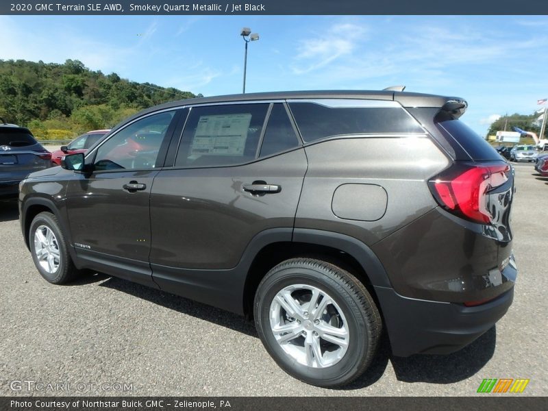 Smokey Quartz Metallic / Jet Black 2020 GMC Terrain SLE AWD