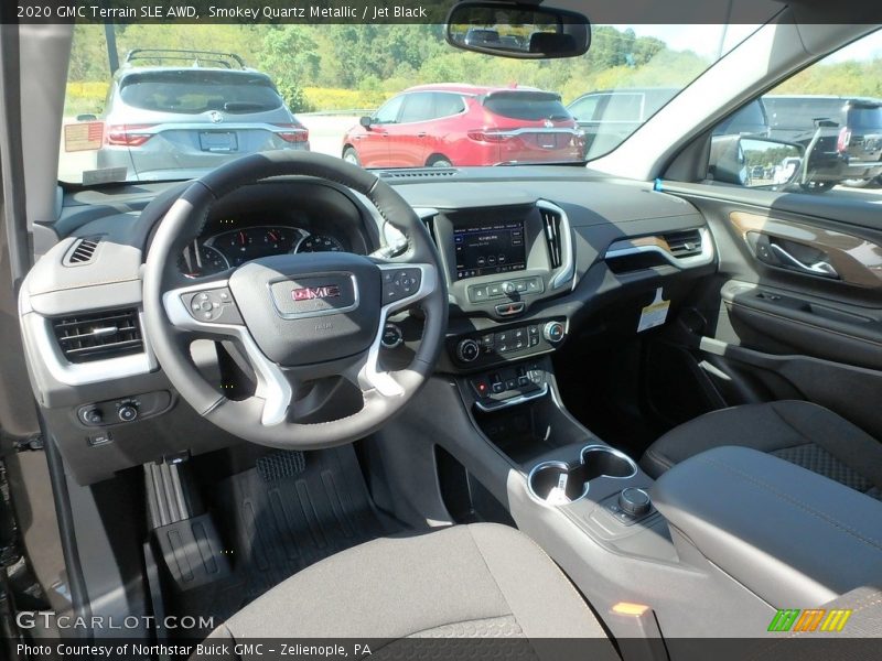 Smokey Quartz Metallic / Jet Black 2020 GMC Terrain SLE AWD