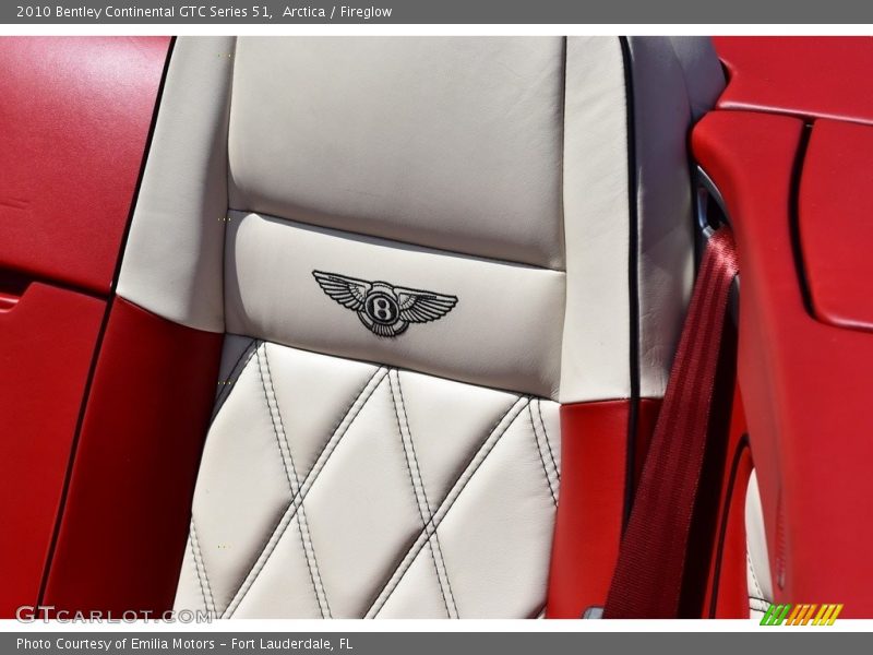 Rear Seat of 2010 Continental GTC Series 51