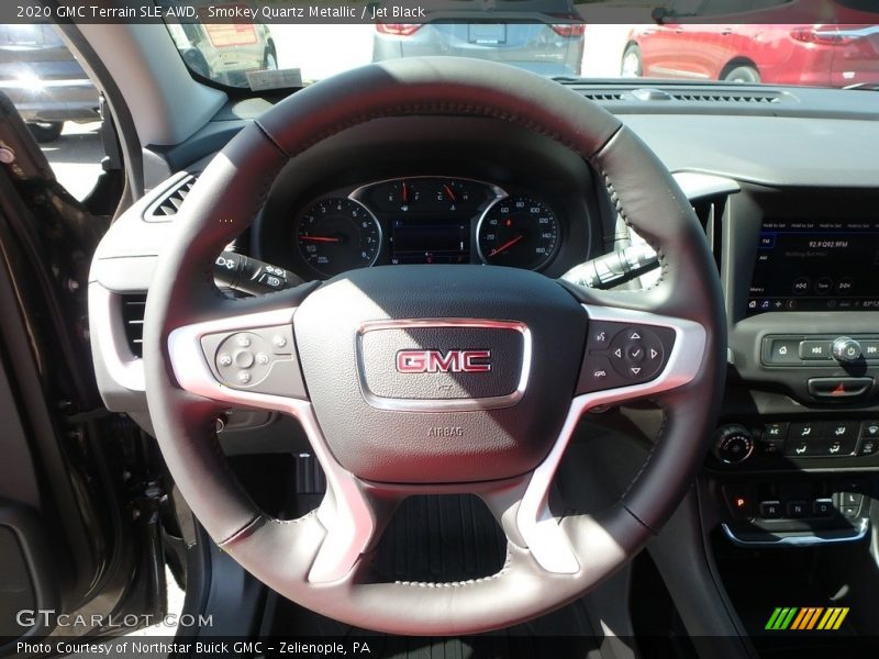 Smokey Quartz Metallic / Jet Black 2020 GMC Terrain SLE AWD