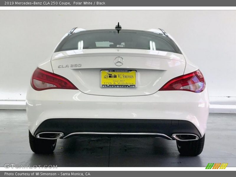 Polar White / Black 2019 Mercedes-Benz CLA 250 Coupe