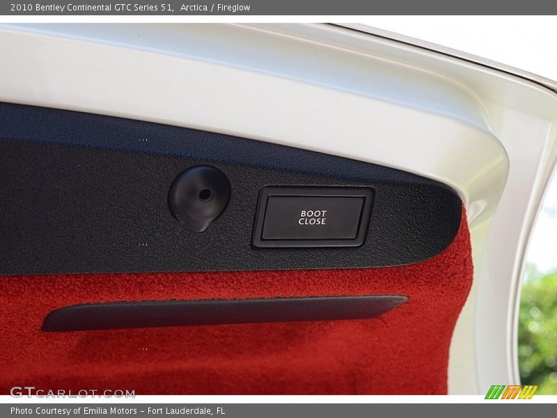 2010 Continental GTC Series 51 Trunk