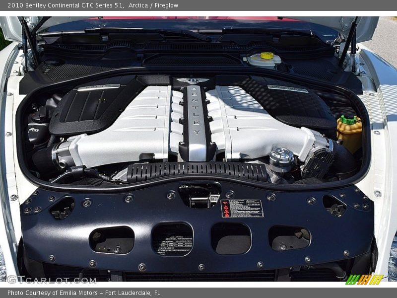  2010 Continental GTC Series 51 Engine - 6.0 Liter Twin-Turbocharged DOHC 48-Valve VVT W12