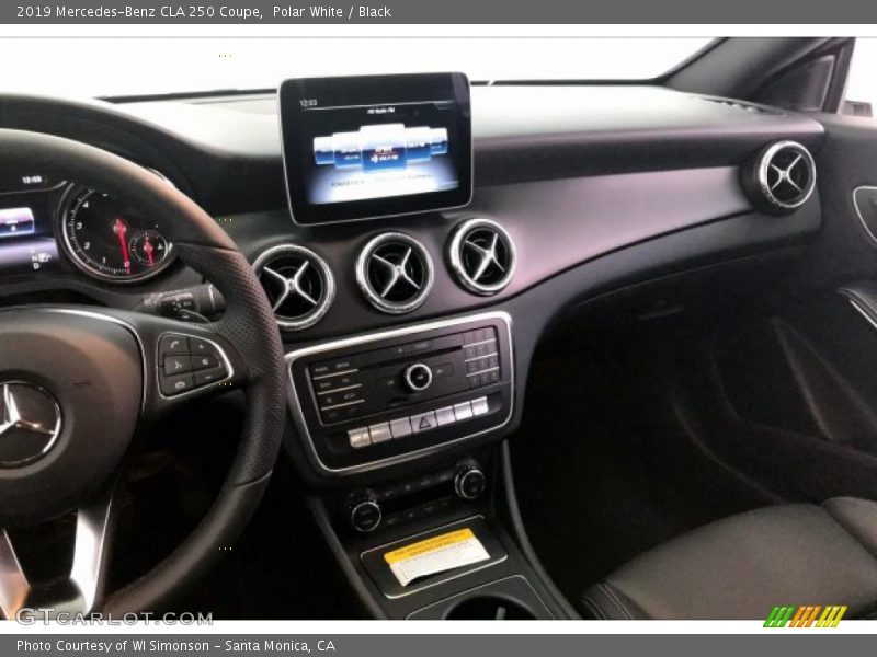 Polar White / Black 2019 Mercedes-Benz CLA 250 Coupe