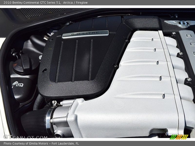  2010 Continental GTC Series 51 Engine - 6.0 Liter Twin-Turbocharged DOHC 48-Valve VVT W12