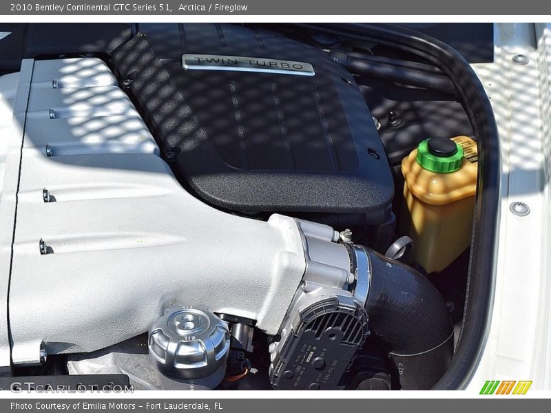  2010 Continental GTC Series 51 Engine - 6.0 Liter Twin-Turbocharged DOHC 48-Valve VVT W12