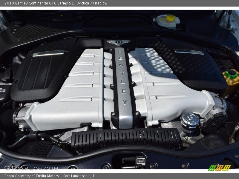  2010 Continental GTC Series 51 Engine - 6.0 Liter Twin-Turbocharged DOHC 48-Valve VVT W12