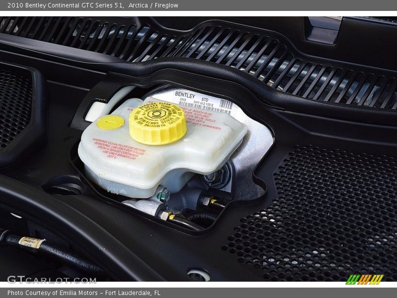 Info Tag of 2010 Continental GTC Series 51