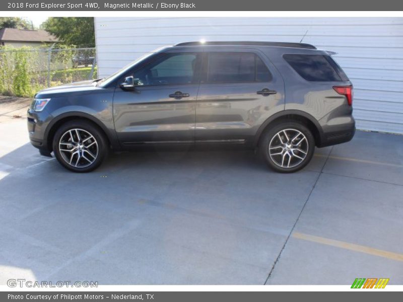 Magnetic Metallic / Ebony Black 2018 Ford Explorer Sport 4WD