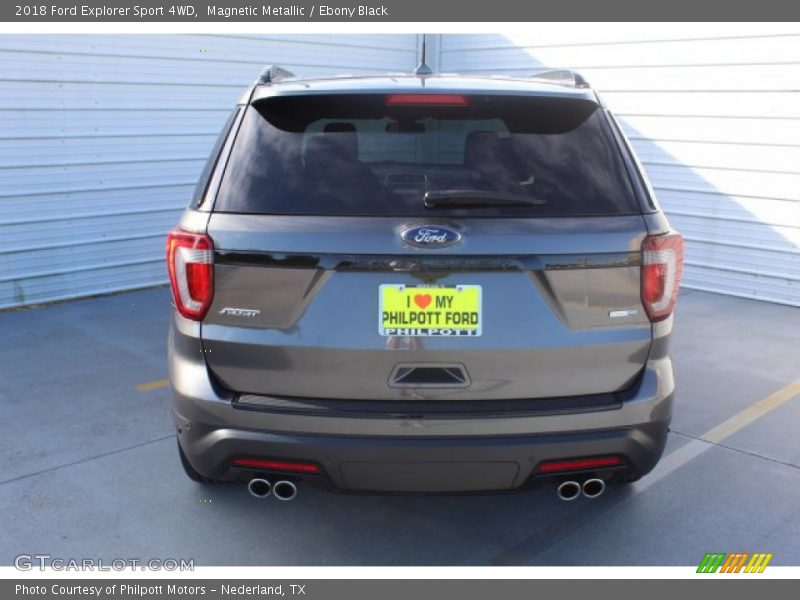 Magnetic Metallic / Ebony Black 2018 Ford Explorer Sport 4WD