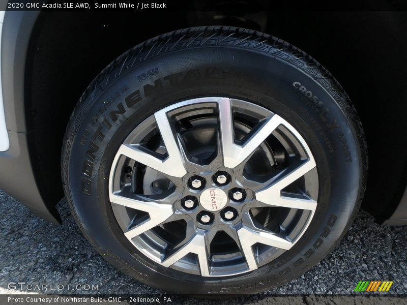 Summit White / Jet Black 2020 GMC Acadia SLE AWD
