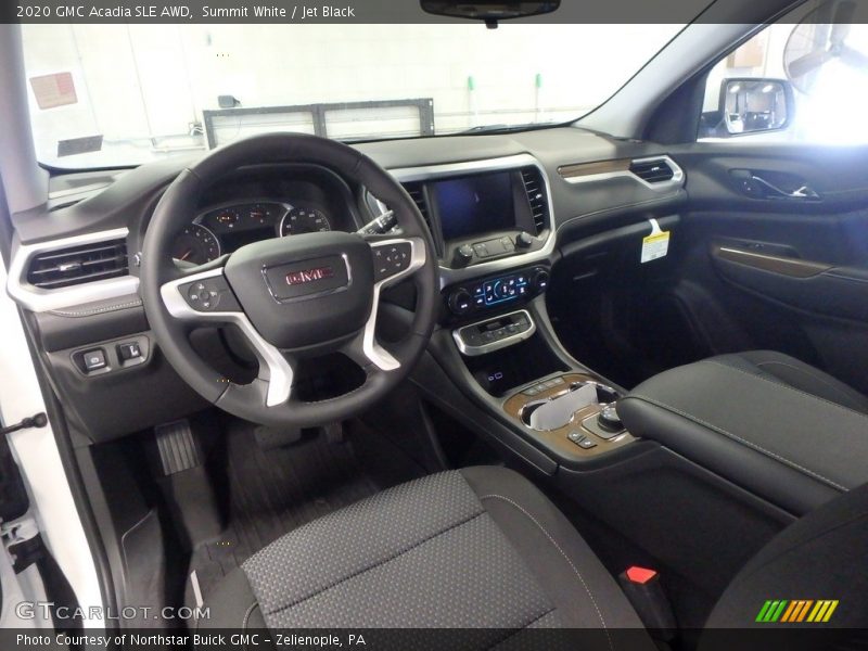 Summit White / Jet Black 2020 GMC Acadia SLE AWD
