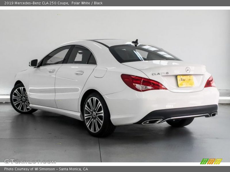 Polar White / Black 2019 Mercedes-Benz CLA 250 Coupe