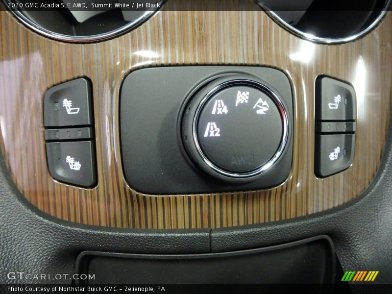 Summit White / Jet Black 2020 GMC Acadia SLE AWD