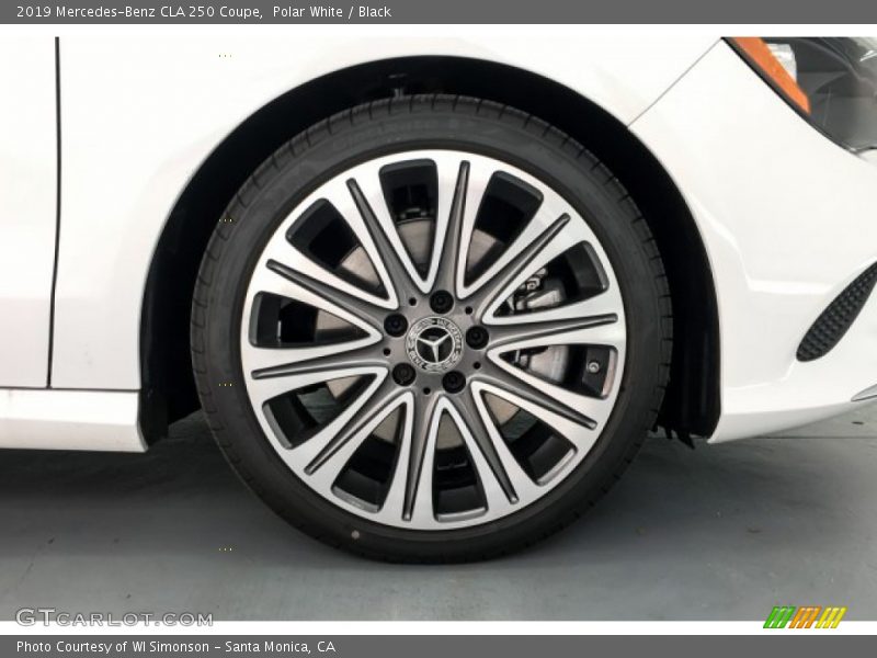 Polar White / Black 2019 Mercedes-Benz CLA 250 Coupe