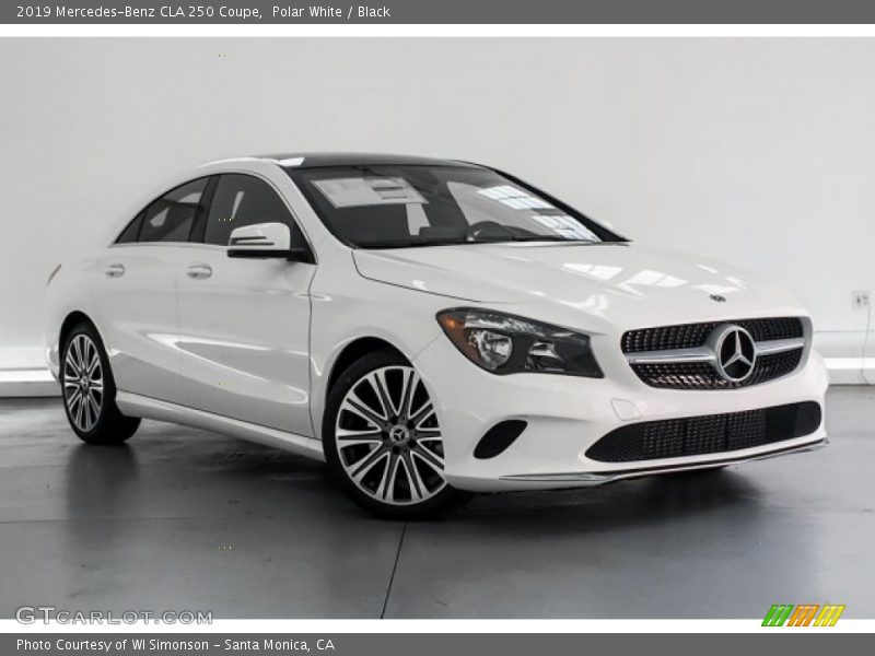 Polar White / Black 2019 Mercedes-Benz CLA 250 Coupe