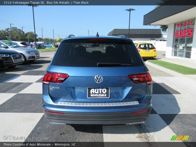 Blue Silk Metallic / Titan Black 2019 Volkswagen Tiguan SE