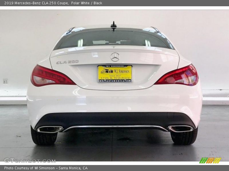 Polar White / Black 2019 Mercedes-Benz CLA 250 Coupe