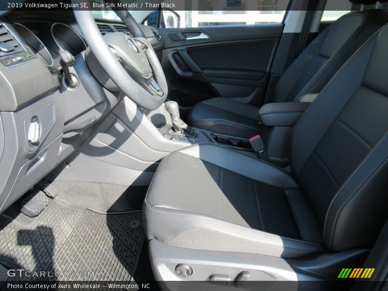 Blue Silk Metallic / Titan Black 2019 Volkswagen Tiguan SE