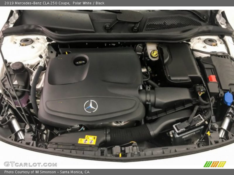 Polar White / Black 2019 Mercedes-Benz CLA 250 Coupe