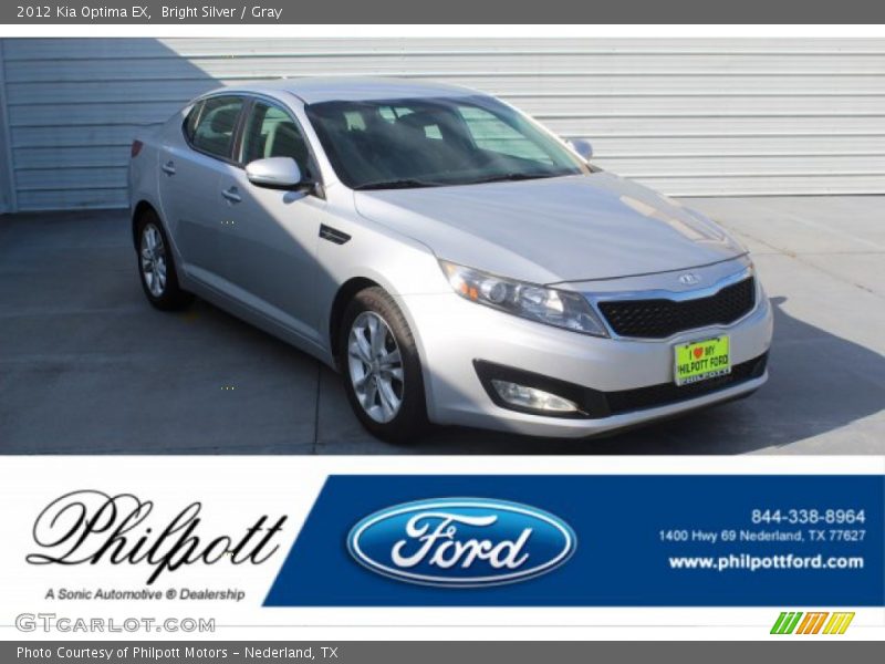 Bright Silver / Gray 2012 Kia Optima EX