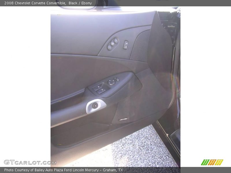 Black / Ebony 2008 Chevrolet Corvette Convertible