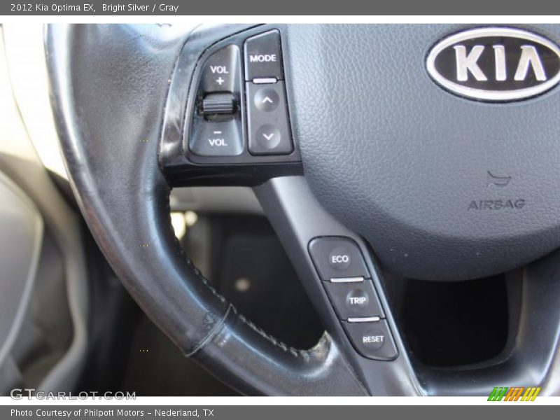 Bright Silver / Gray 2012 Kia Optima EX