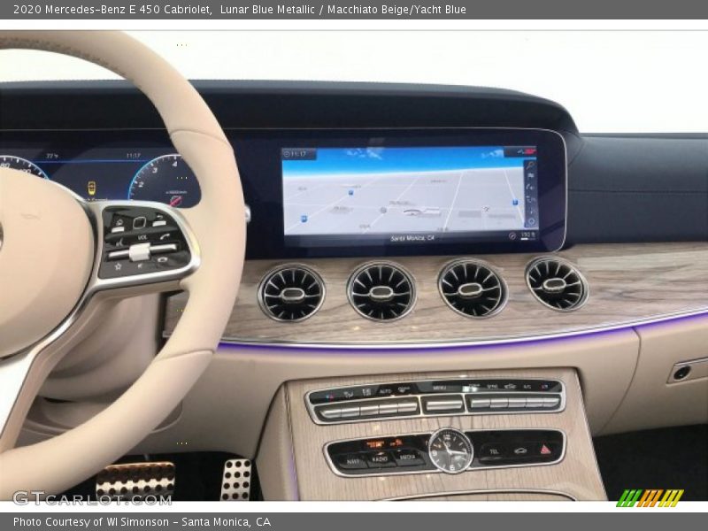 Controls of 2020 E 450 Cabriolet