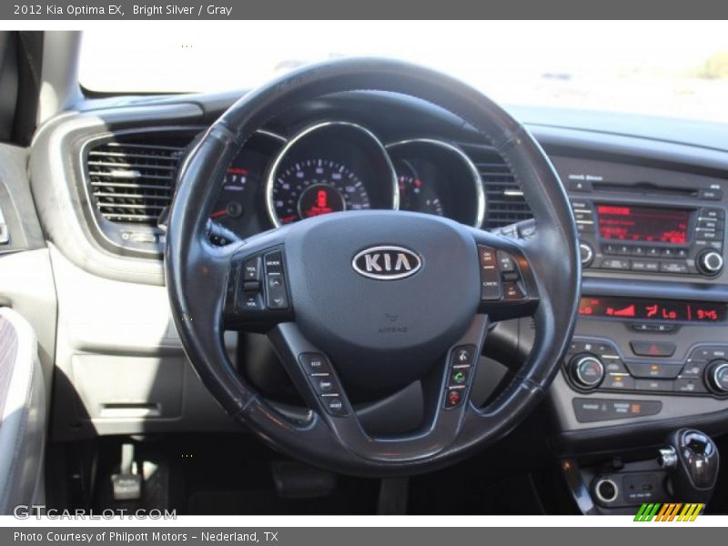 Bright Silver / Gray 2012 Kia Optima EX